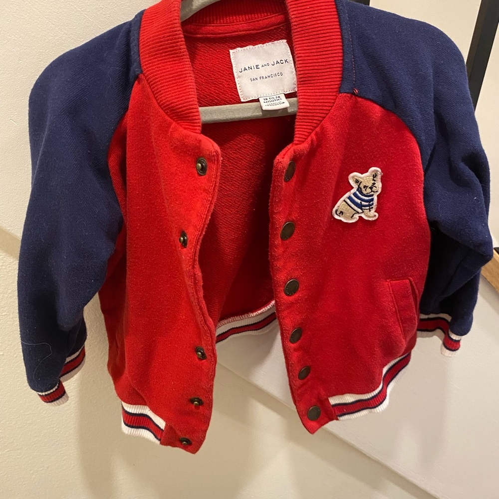 Janie and Jack Varsity Jacket